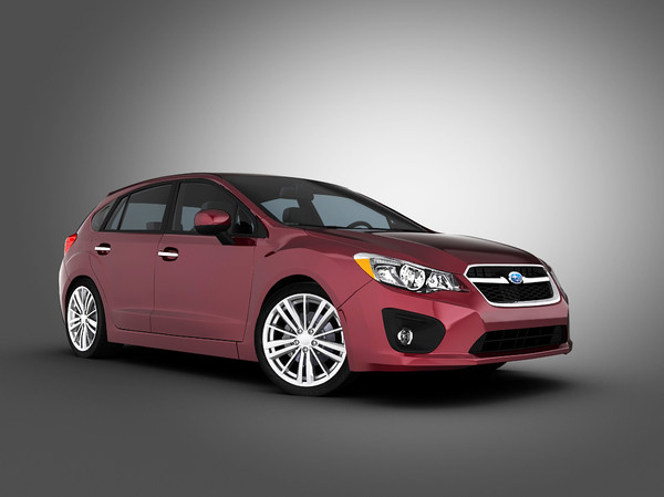 3d subaru car - Subaru Impreza (2012) by Swan3DStudios